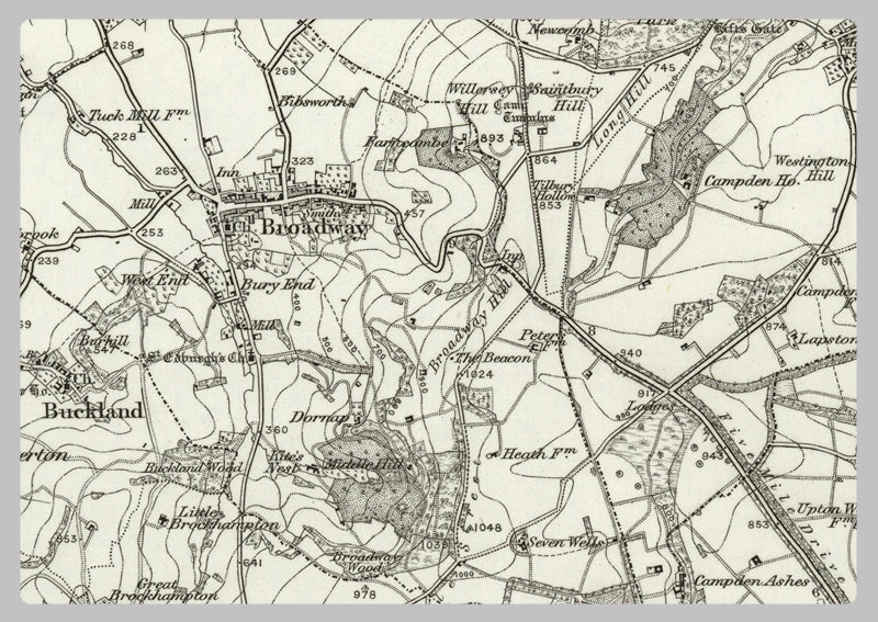 1890 Collection - Moreton in the Marsh (Stratford on Avon) Ordnance Survey Map