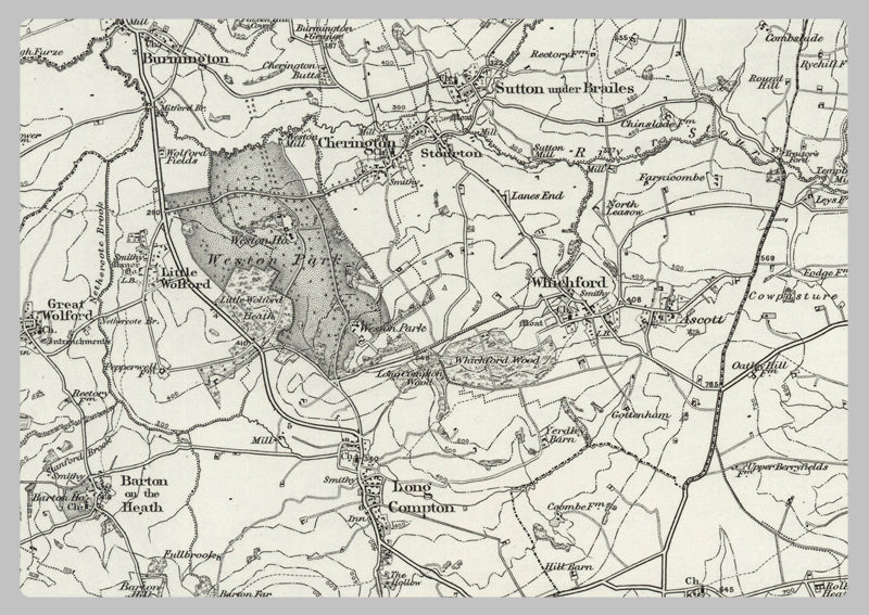 1890 Collection - Chipping Norton (Banbury) Ordnance Survey Map