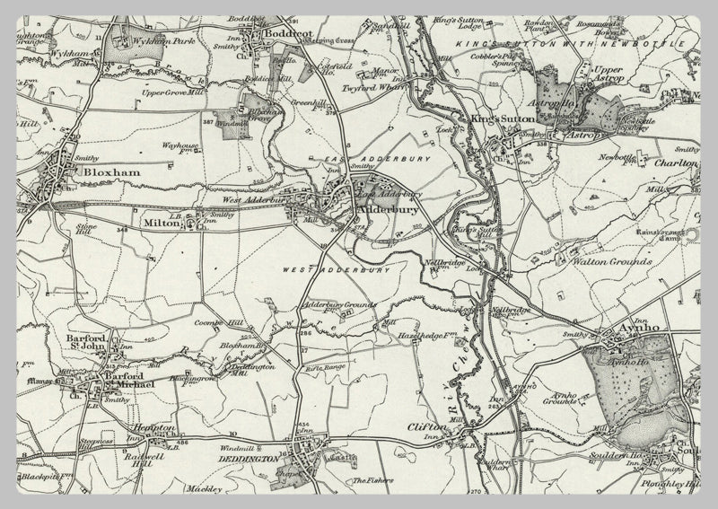 1890 Collection - Chipping Norton (Banbury) Ordnance Survey Map