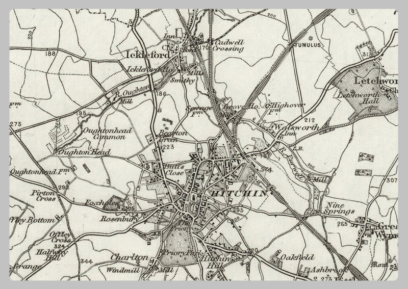 1890 Collection - Hitchin (Biggleswade) Ordnance Survey Map