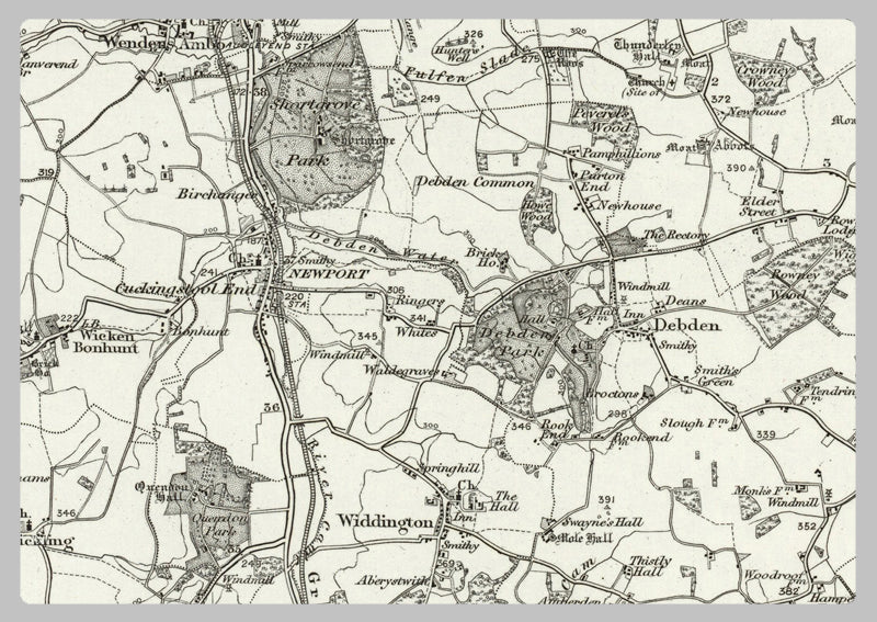 1890 Collection - Great Dunmow (Saffron Walden) Ordnance Survey Map