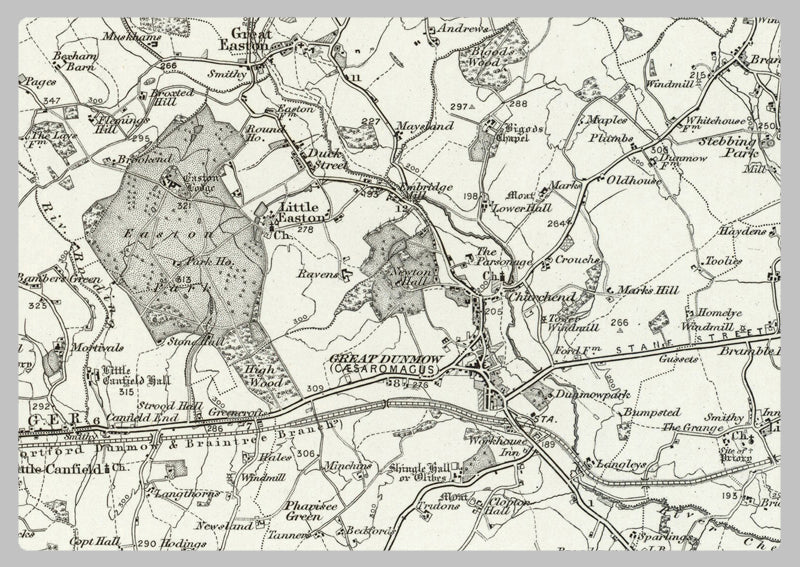 1890 Collection - Great Dunmow (Saffron Walden) Ordnance Survey Map