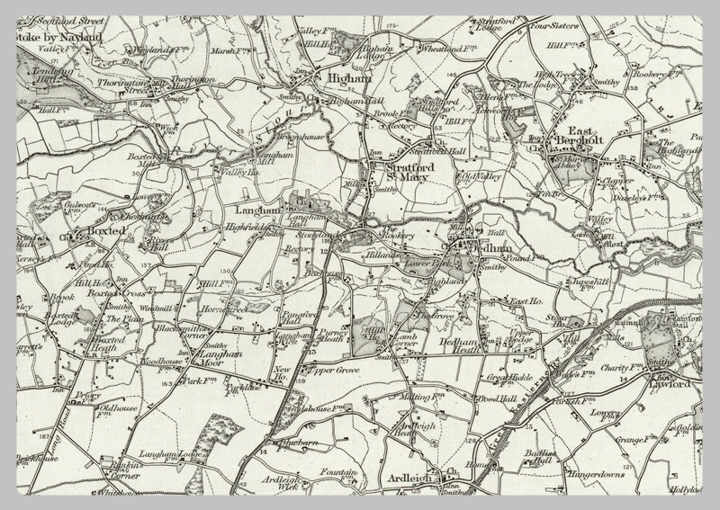 1890 Collection - Colchester (Ipswich) Ordnance Survey Map