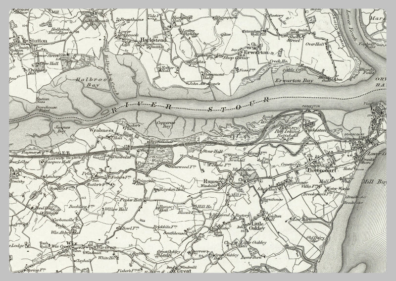 1890 Collection - Colchester (Ipswich) Ordnance Survey Map