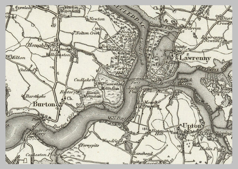 1890 Collection - Haverfordwest (Fishguard) Ordnance Survey Map