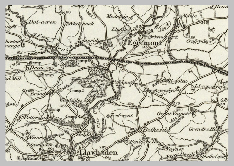 1890 Collection - Haverfordwest (Fishguard) Ordnance Survey Map