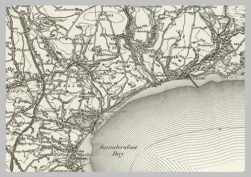 1890 Collection - Haverfordwest (Fishguard) Ordnance Survey Map