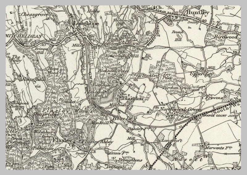 1890 Collection - Gloucester (Tewkesbury) Ordnance Survey Map