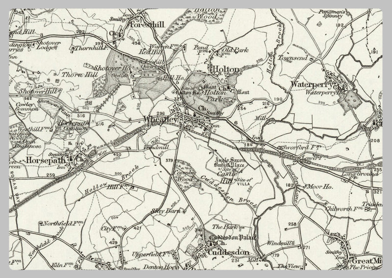 1890 Collection - Thame (Buckingham) Ordnance Survey Map– I Love Maps