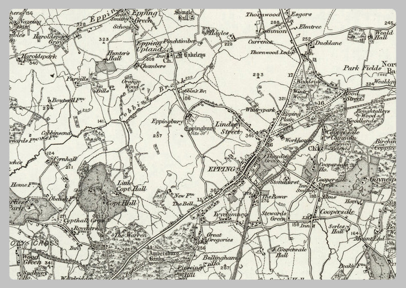 1890 Collection - Epping (Great Dunmow) Ordnance Survey Map