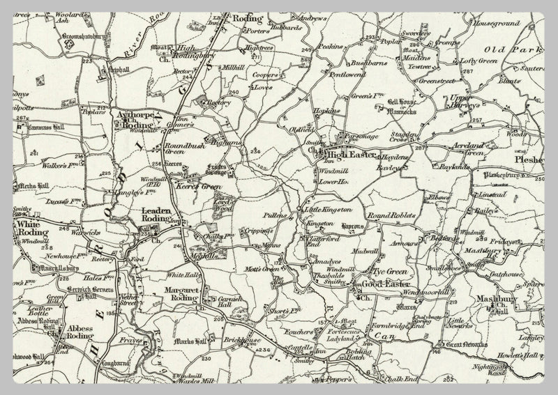 1890 Collection - Epping (Great Dunmow) Ordnance Survey Map