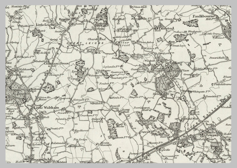 1890 Collection - Chelmsford (Braintree) Ordnance Survey Map