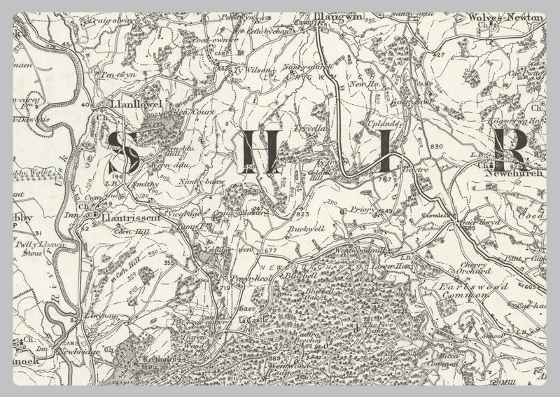 1890 Collection - Chepstow (Monmouth) Ordnance Survey Map