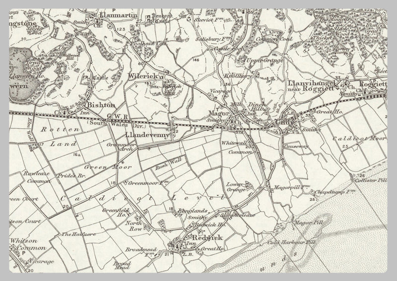 1890 Collection - Chepstow (Monmouth) Ordnance Survey Map