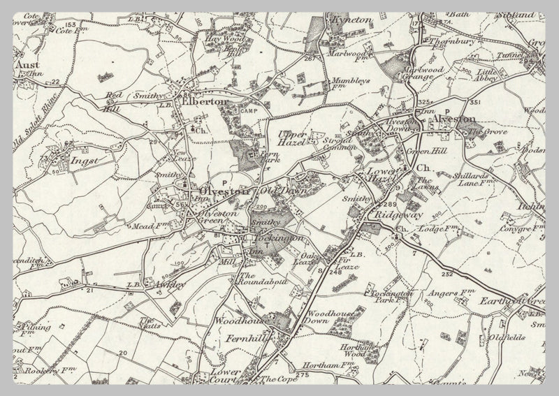 1890 Collection - Chepstow (Monmouth) Ordnance Survey Map