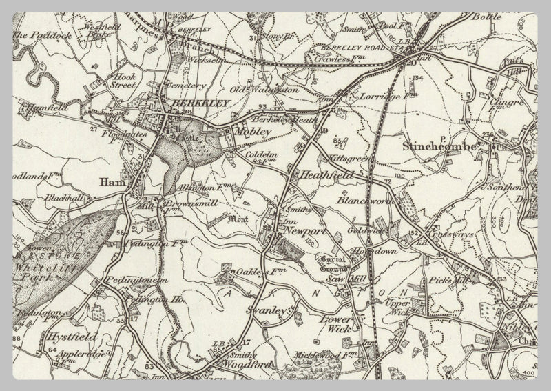 1890 Collection - Malborough (Swindon) Ordnance Survey Map