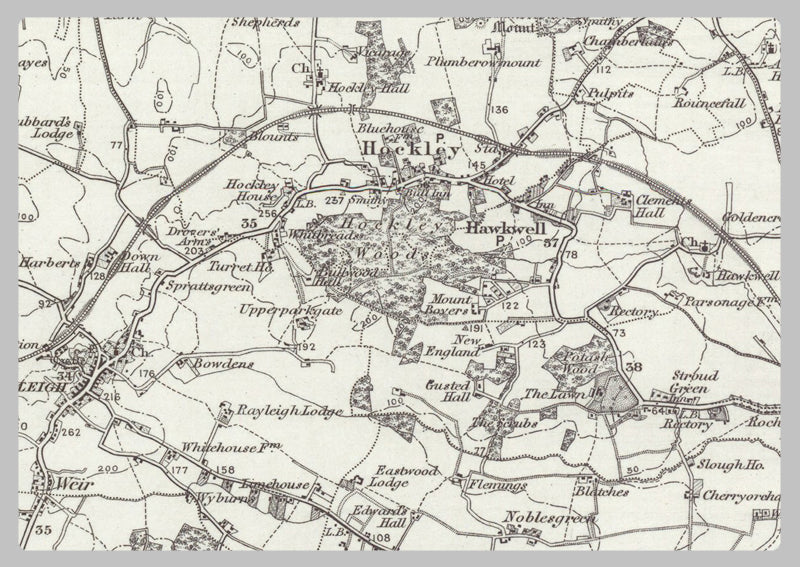 1890 Collection - Shoeburyness (Chelmsford) Ordnance Survey Map