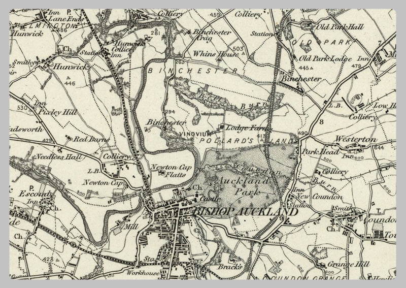 1890 Collection - Wolsingham (Newcastle upon Tyne) Ordnance Survey Map