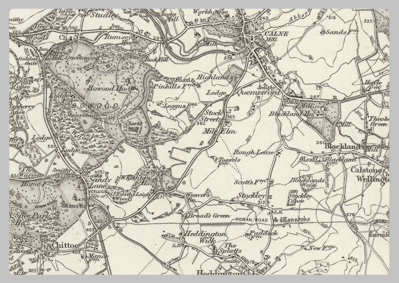 1890 Collection - Marlborough (Swindon) 1890 Ordnance Survey Map