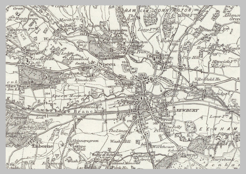 1890 Collection - Hungerford (Abingdon) Ordnance Survey Map