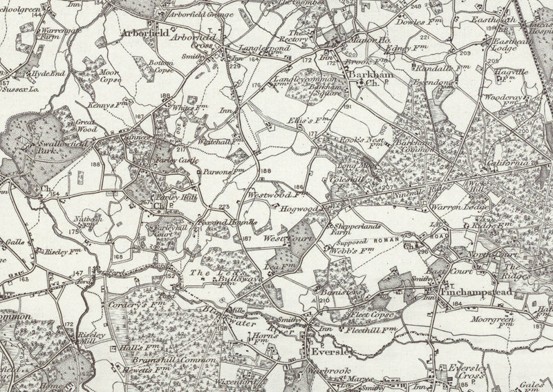 1890 Collection - Reading (Henley on Thames) Ordnance Survey Map