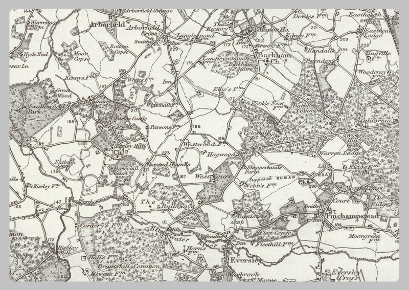 1890 Collection - Reading (Henley on Thames) Ordnance Survey Map
