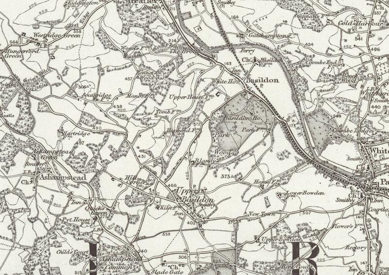 1890 Collection - Reading (Henley on Thames) Ordnance Survey Map