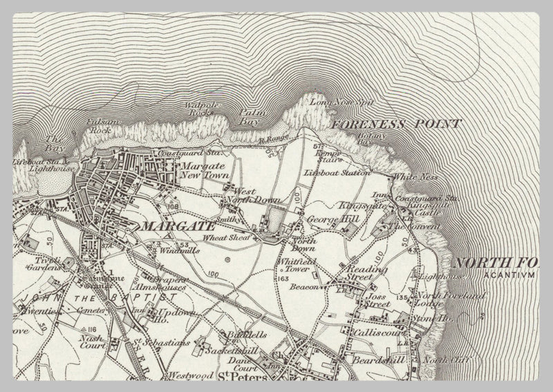 1890 Collection - Ramsgate Ordnance Survey Map
