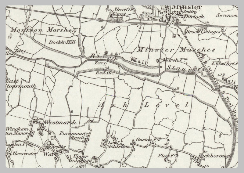 1890 Collection - Ramsgate Ordnance Survey Map