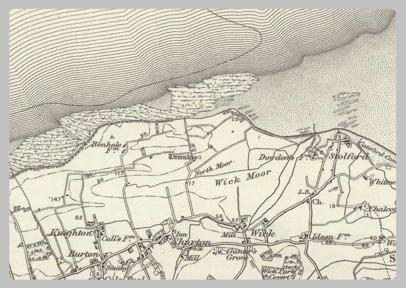 1890 Collection - Weston Super Mare (Cardiff) Ordnance Survey Map