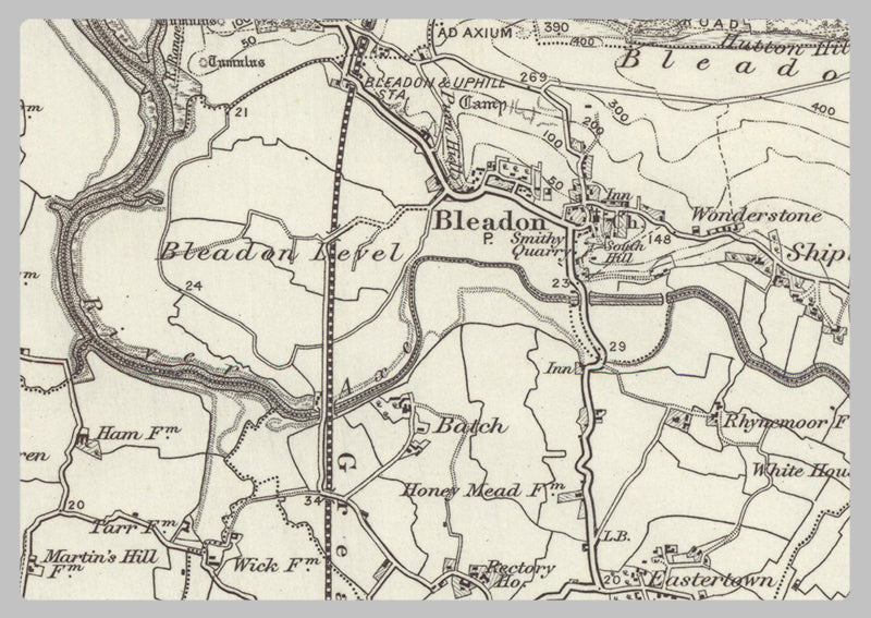 1890 Collection - Weston Super Mare (Cardiff) Ordnance Survey Map