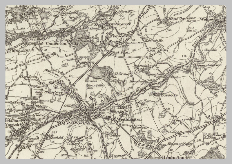 1890 Collection - Frome (Bath) Ordnance Survey Map