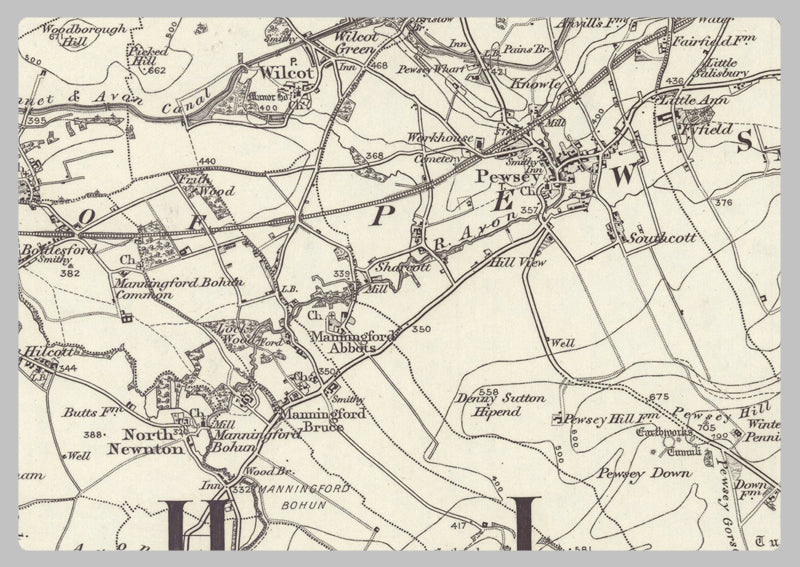 1890 Collection - Devizies (Malborough) Ordnance Survey Map