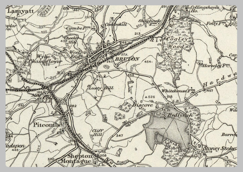 1890 Collection - Wincanton Ordnance Survey Map