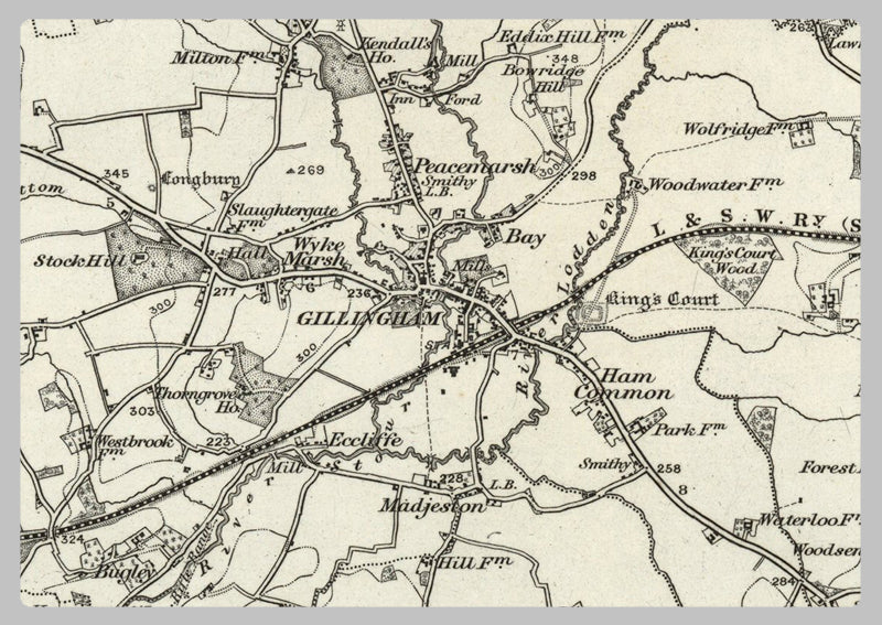 1890 Collection - Wincanton Ordnance Survey Map