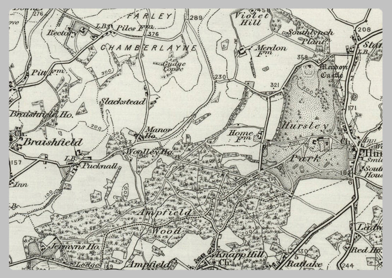 1890 Collection - Winchester (Andover) Ordnance Survey Map