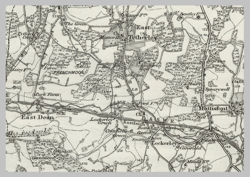 1890 Collection - Winchester (Andover) Ordnance Survey Map