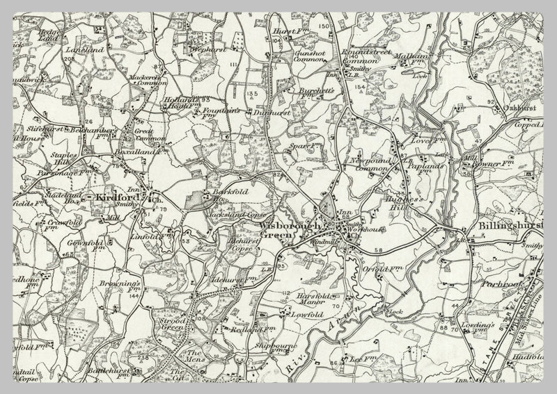 1890 Collection - Haslemere (Aldershot) Ordnance Survey Map