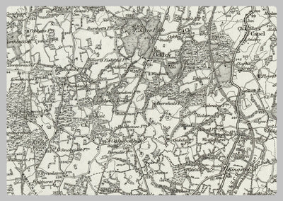 1890 Collection - Horsham (Reigate) Ordnance Survey Map– I Love Maps