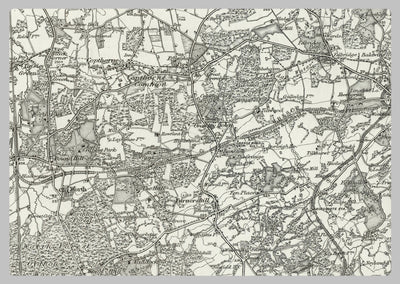 1890 Collection - Horsham (Reigate) Ordnance Survey Map– I Love Maps