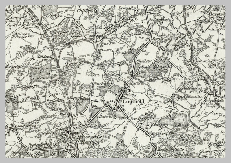 1890 Collection - Horsham (Reigate) Ordnance Survey Map– I Love Maps