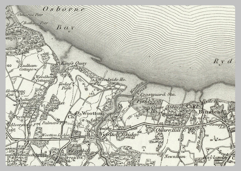 1890 Collection - Portsmouth (Fareham) Ordnance Survey Map