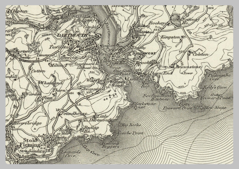 1890 Collection - Torquay (Teignmouth) Ordnance Survey Map