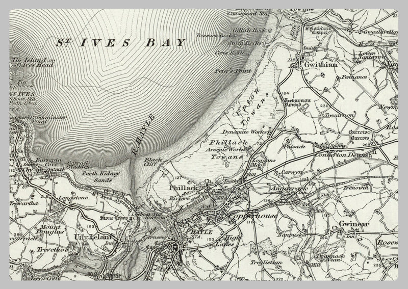 1890 Collection - Penzance Ordnance Survey Map