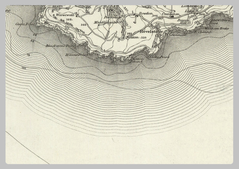 1890 Collection - Kingsbridge (Ivybridge) Ordnance Survey Map