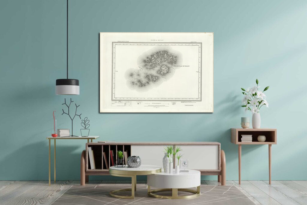 1890 Collection - Isles of Scilly Ordnance Survey Map