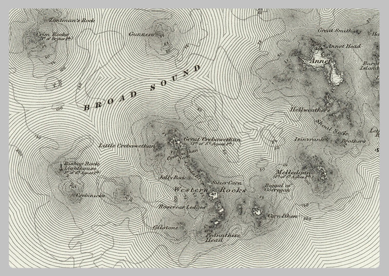 1890 Collection - Isles of Scilly Ordnance Survey Map
