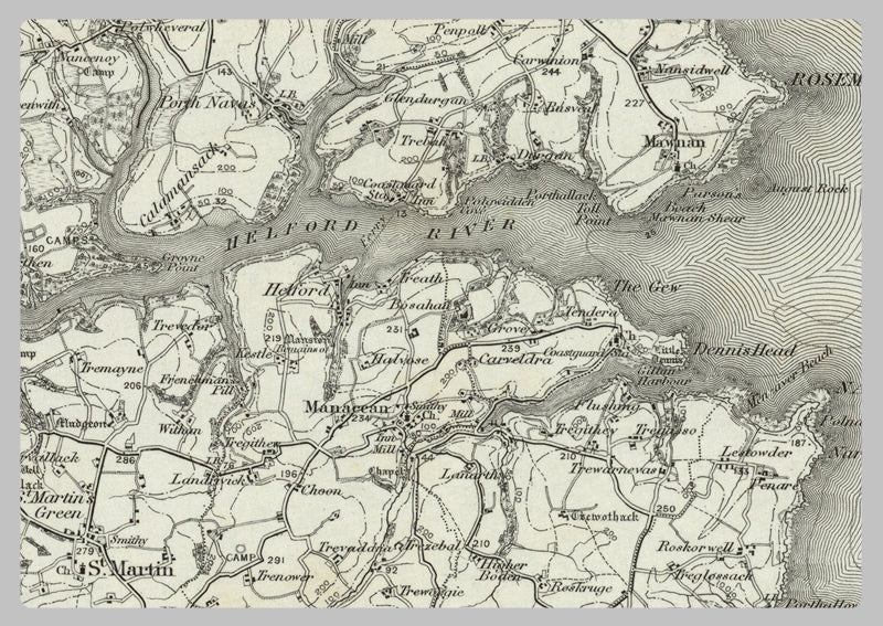 1890 Collection - Lizard Ordnance Survey Map– I Love Maps