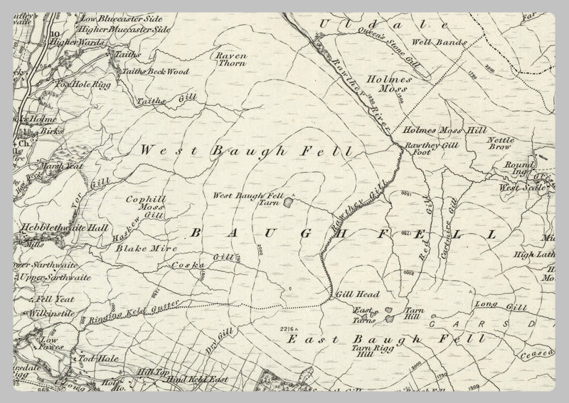 1890 Collection - Kirkby Stephen (Borough under Stainmore) Ordnance Survey Map