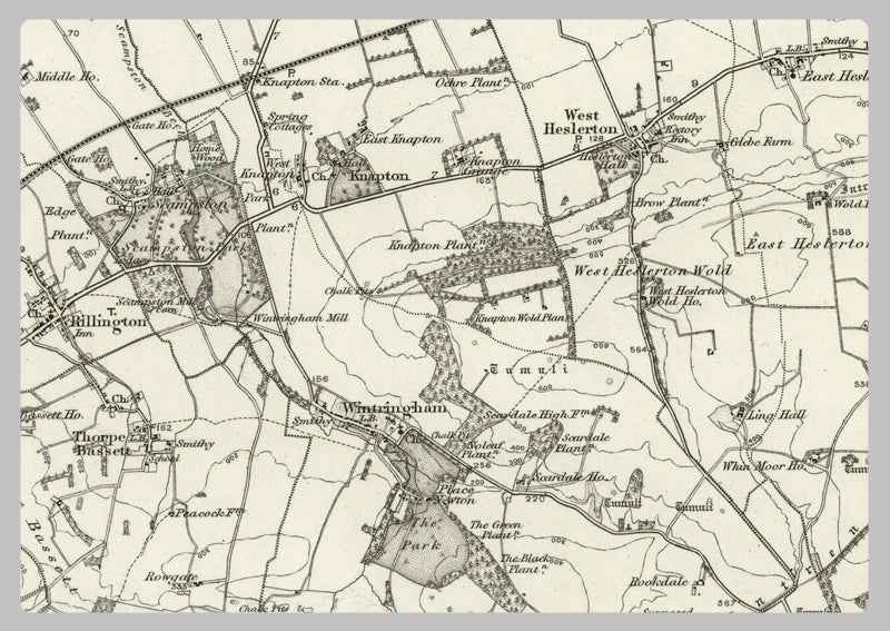 1890 Collection - Scarborough Ordnance Survey Map